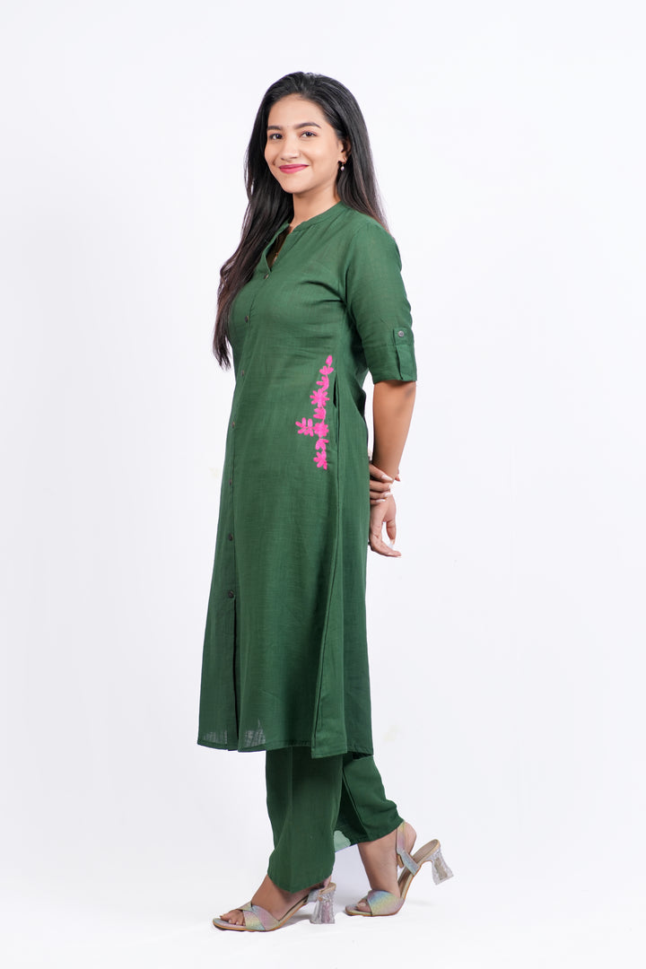 ISHNA Noir Bloom Co-ord Set