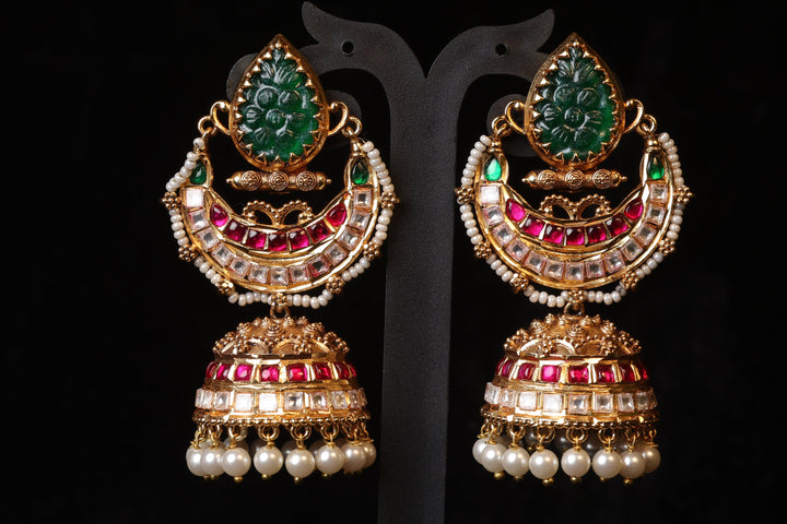 Intricate Design Noor Mahal Drops