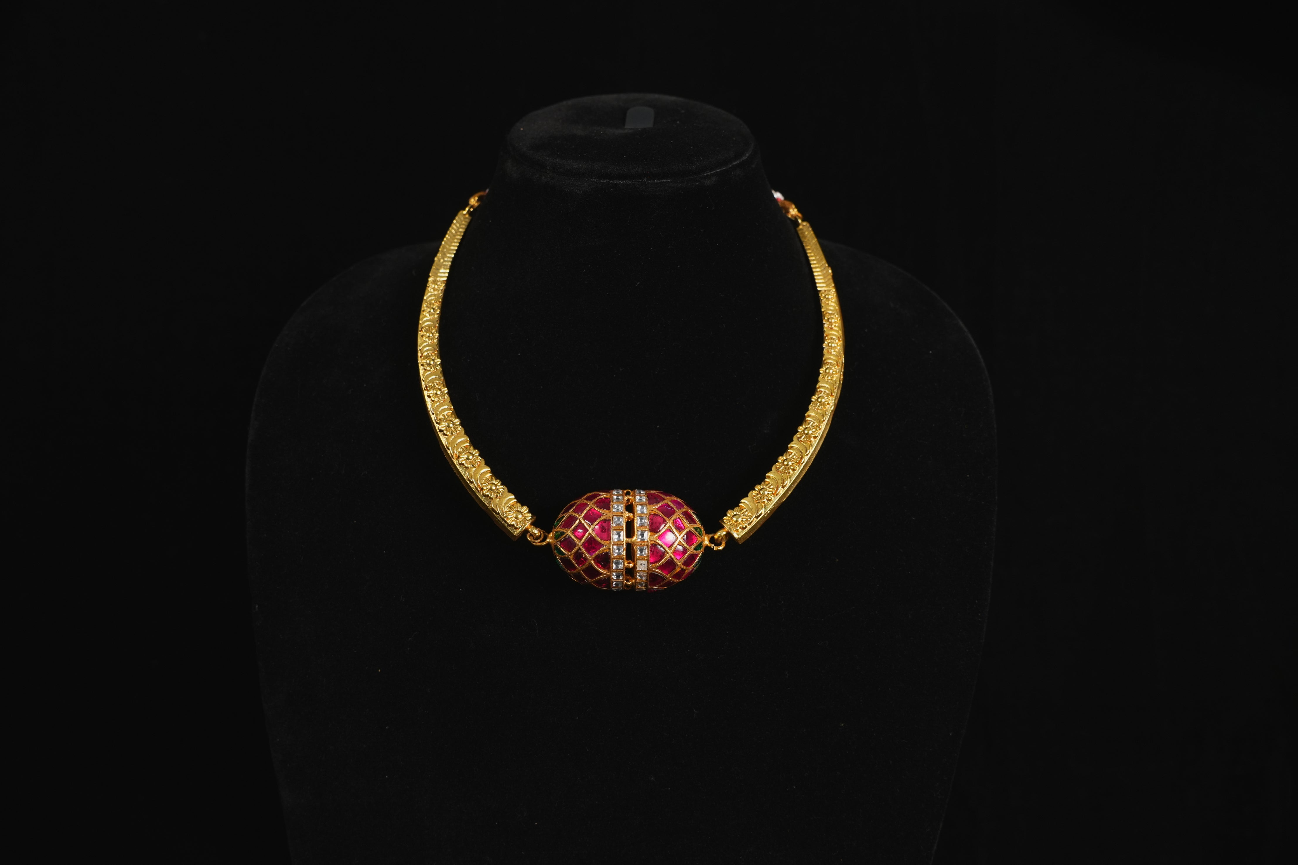 The Regal Ruby Orb Choker