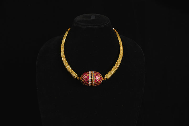 The Regal Ruby Orb Choker