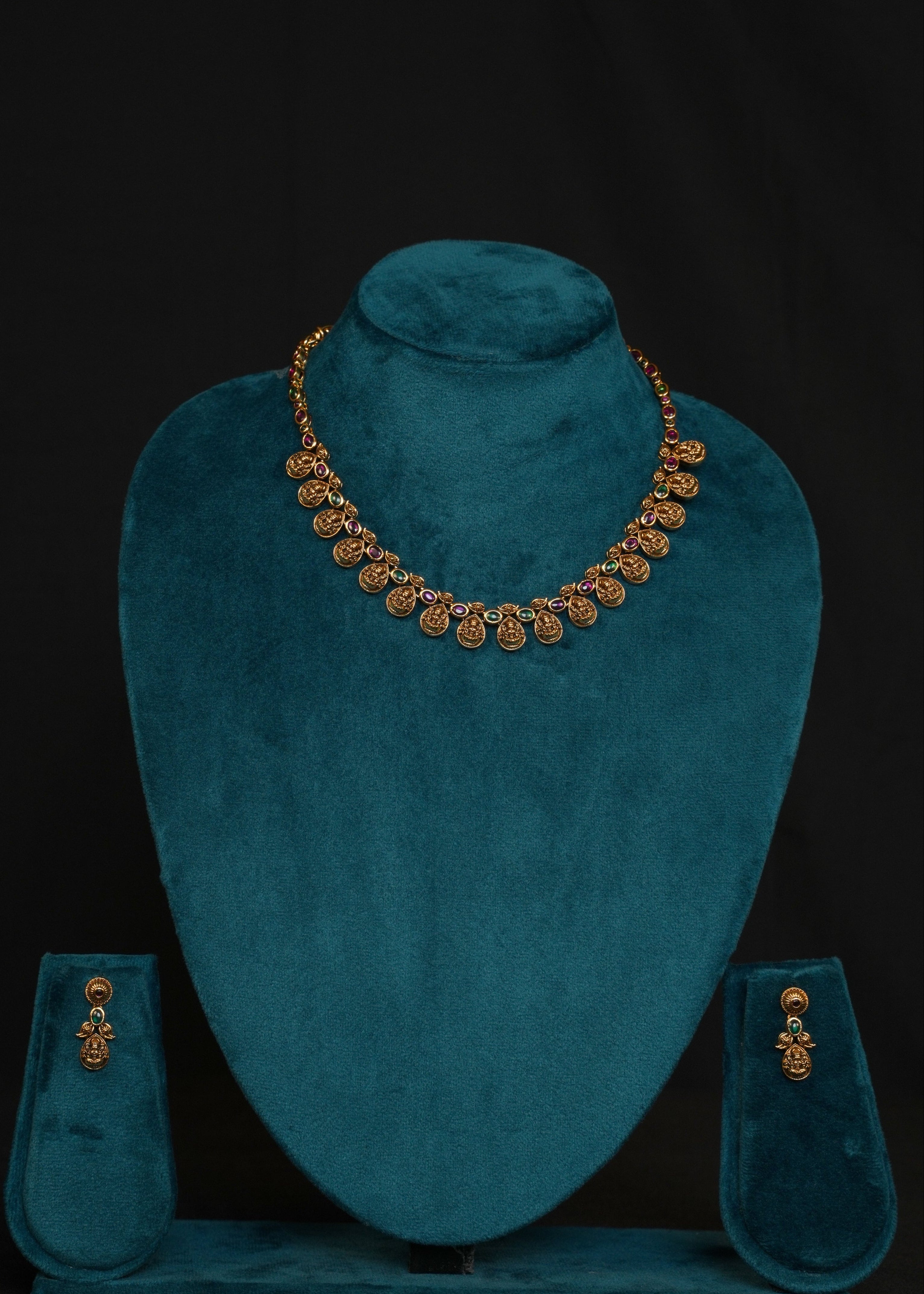 Antique Lakshmi  Necklace Set