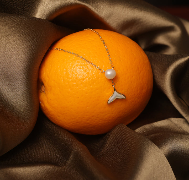 Pearl Whisper Mermaid Tail Chain