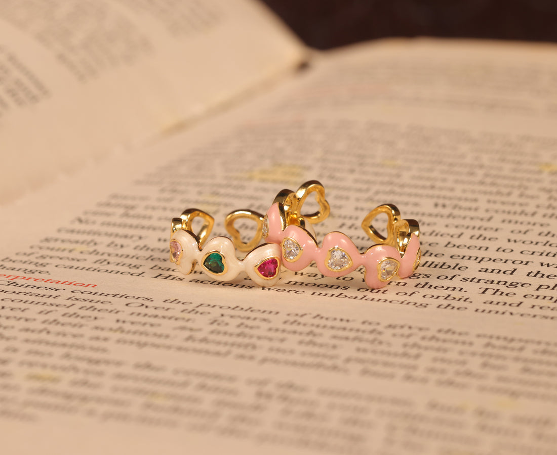 Gala Heart Rings