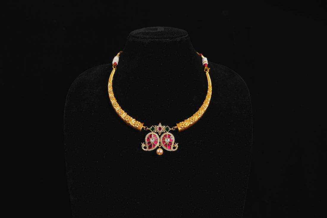 The Ruby Chitra Neck Set