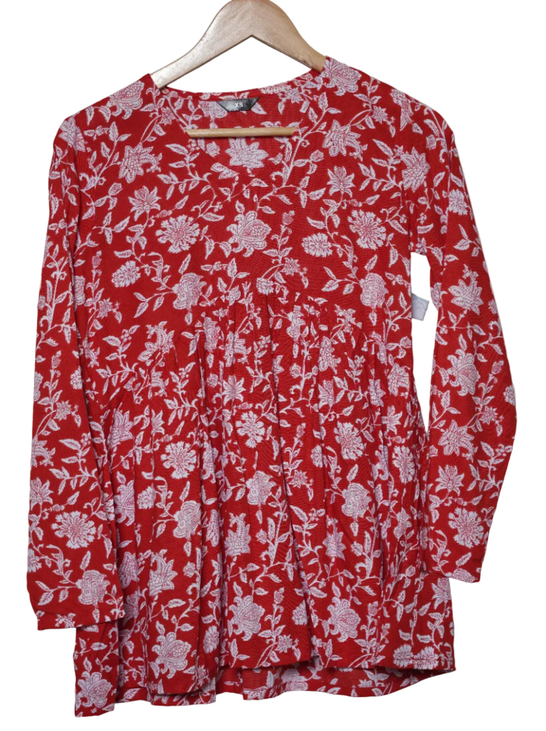 Gulnaar Bloom Flared Short Kurti