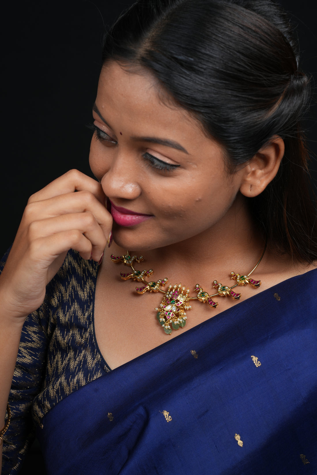 Mayuri Varna Latha Necklace
