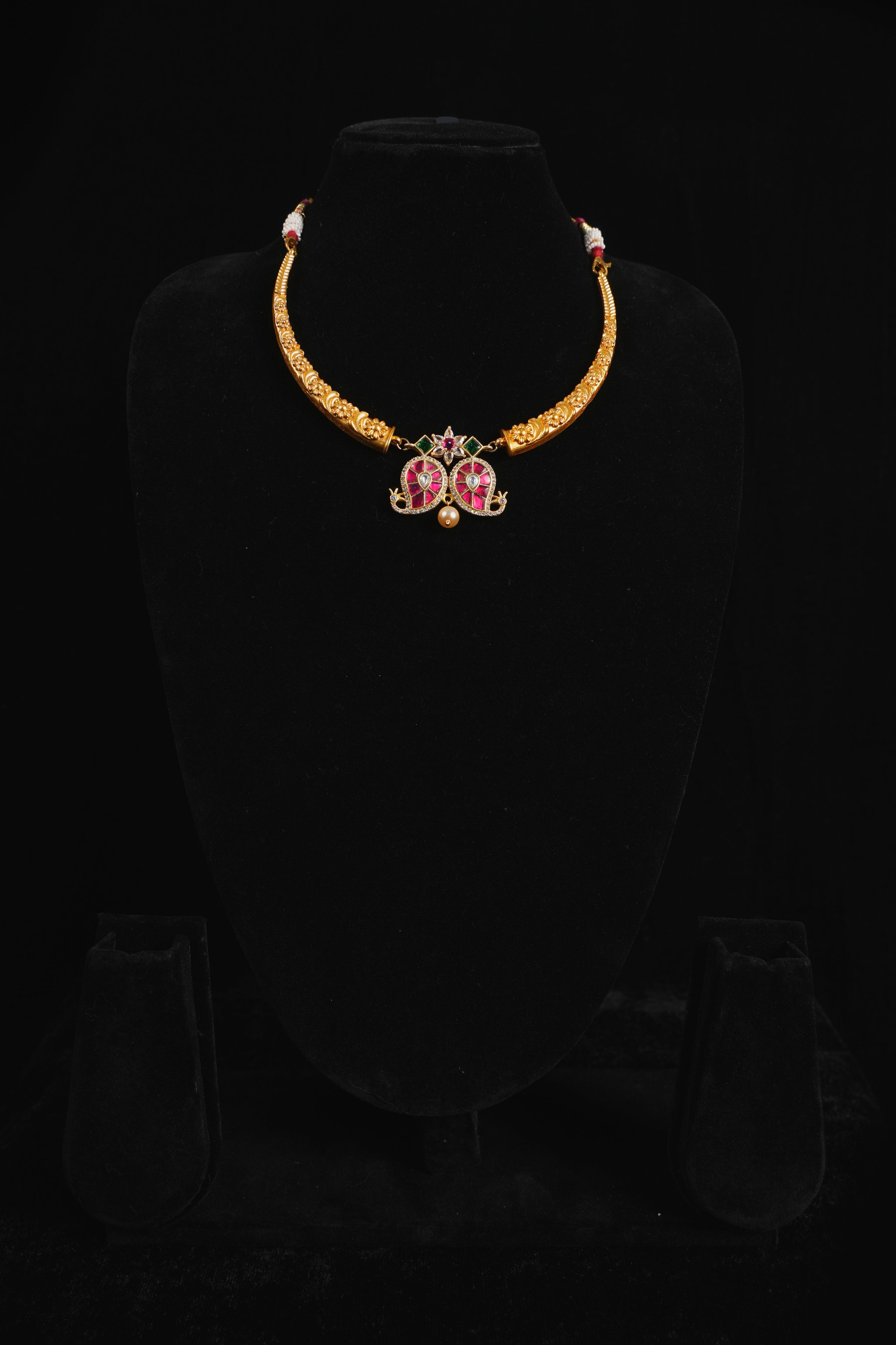 The Ruby Chitra Neck Set