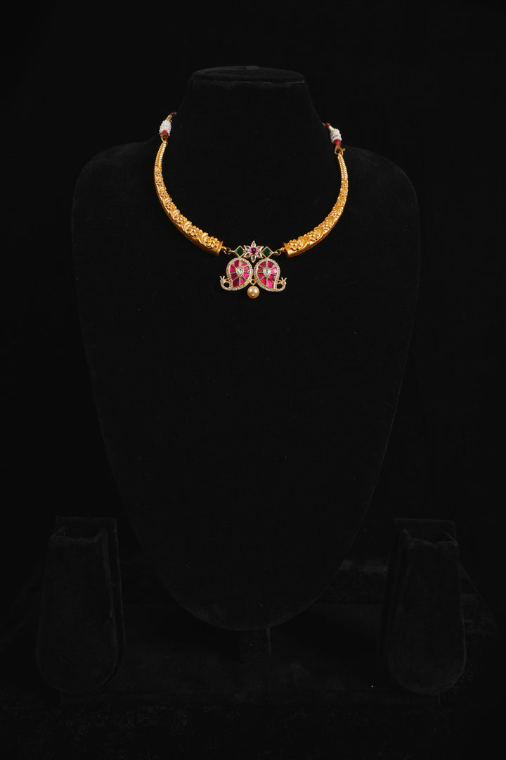 The Ruby Chitra Neck Set