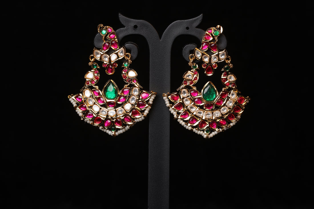 Mughal Design White Pearl Fringe