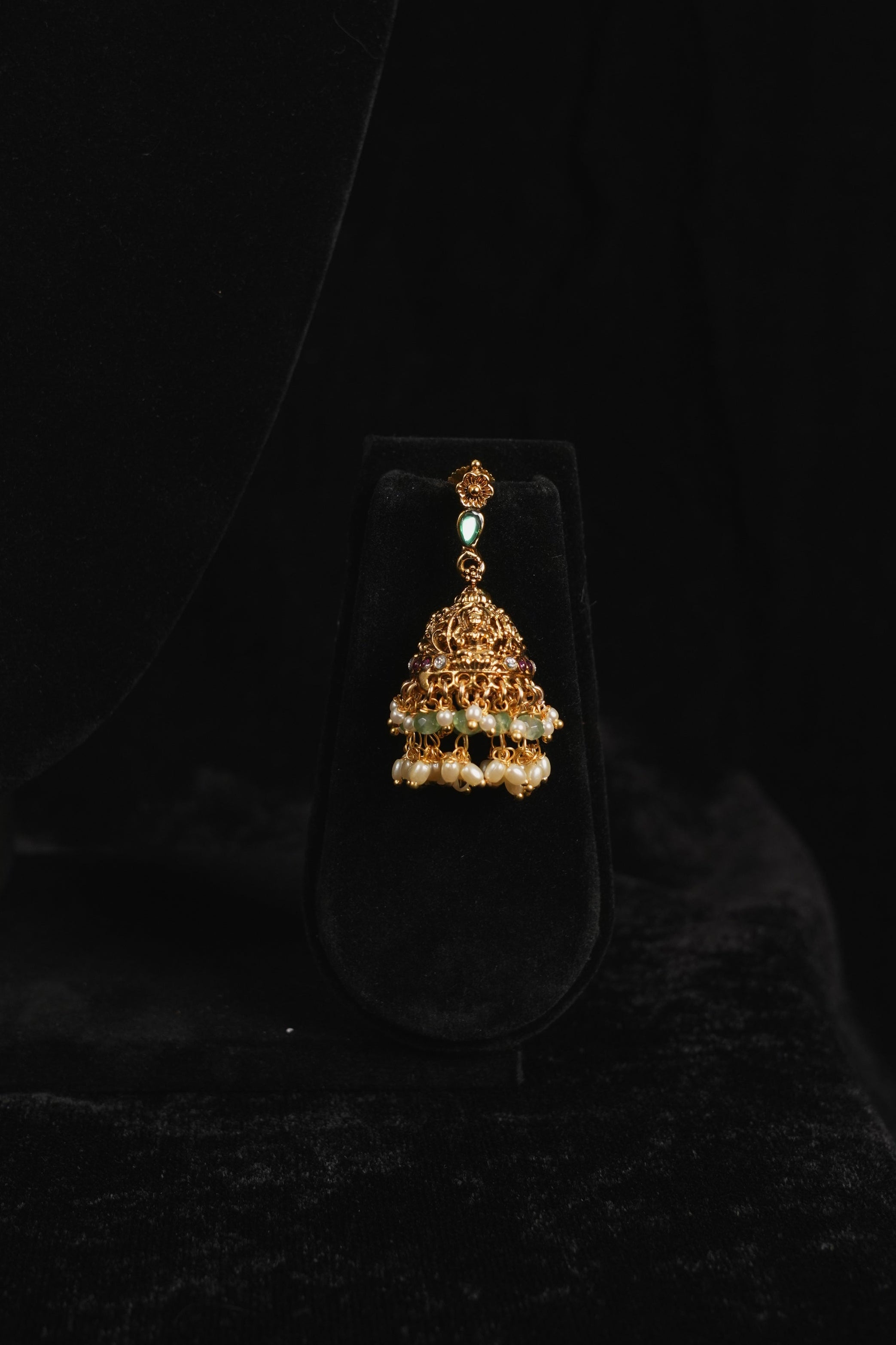 Golden kasulperu gemstone necklace