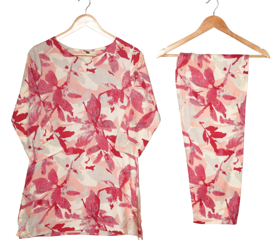 ISHNA Blush Petal Co-ord Set