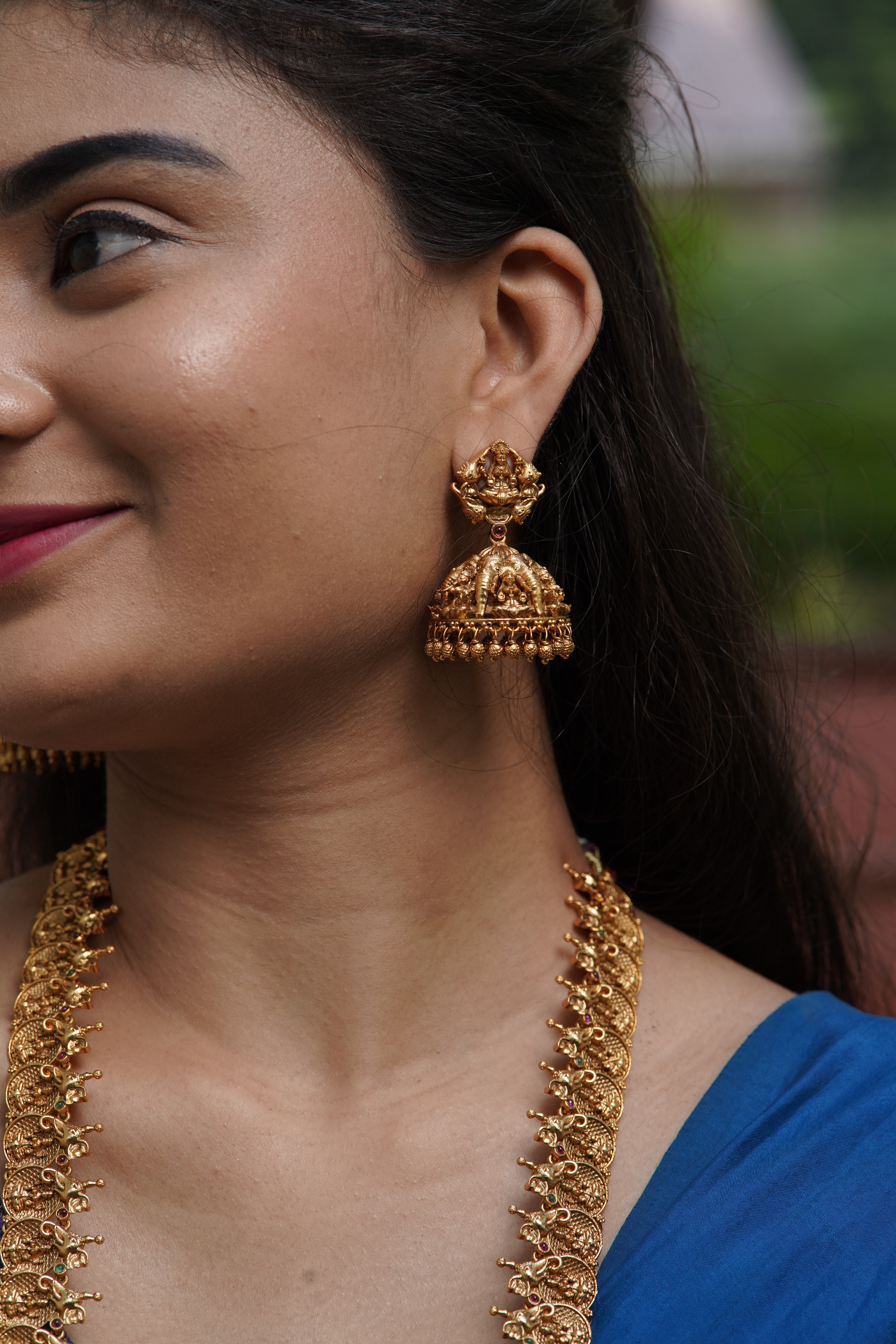 Ghaja Lakshmi Regal Statement Necklace
