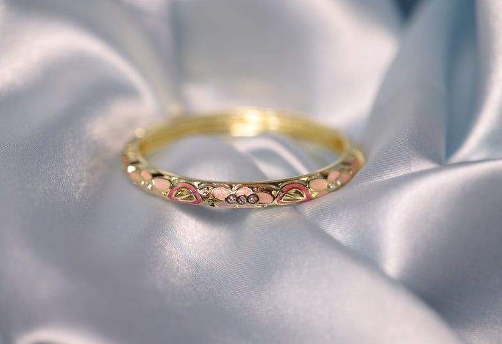 Rosalia Enamel Bloom Bracelet