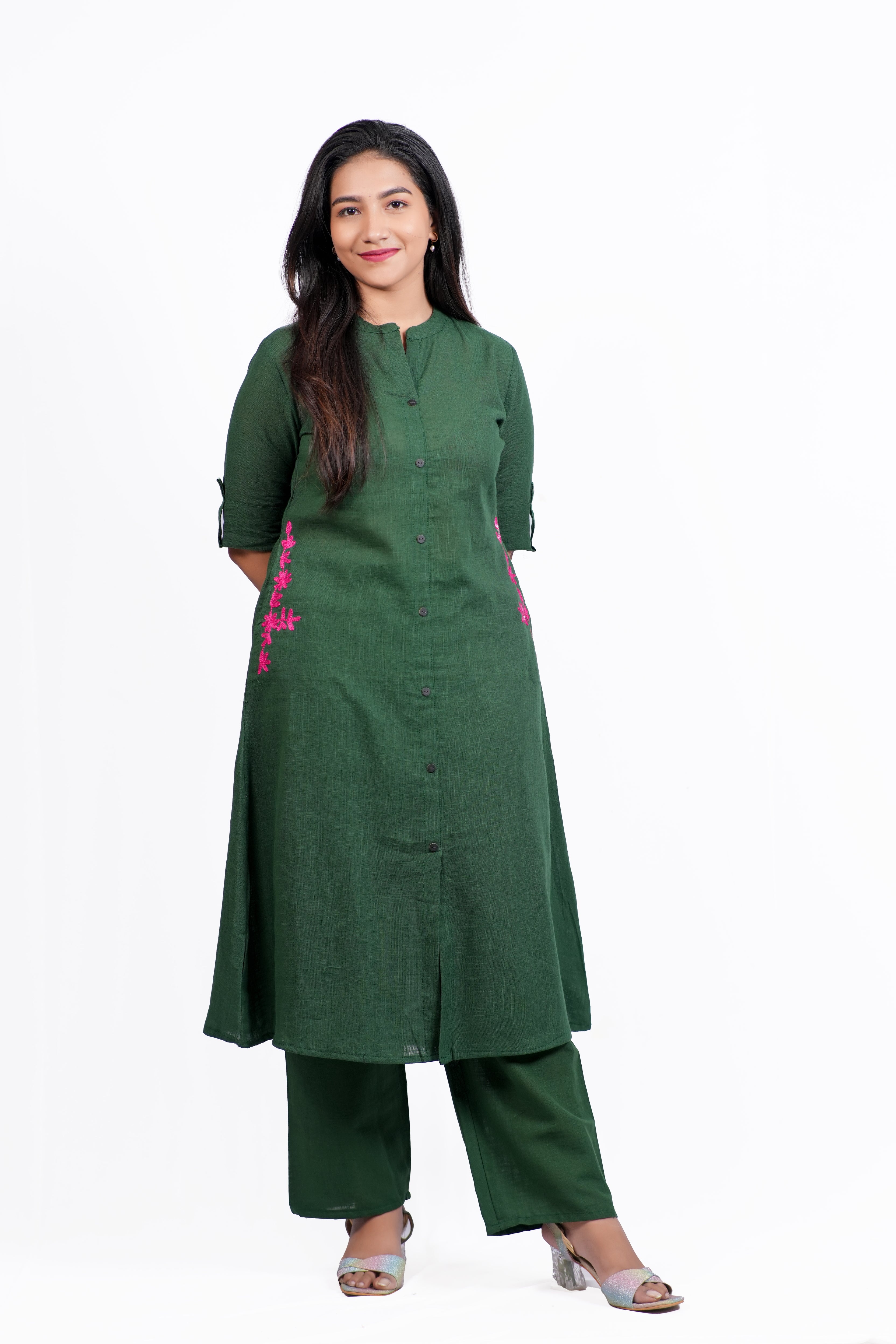 ISHNA Noir Bloom Co-ord Set