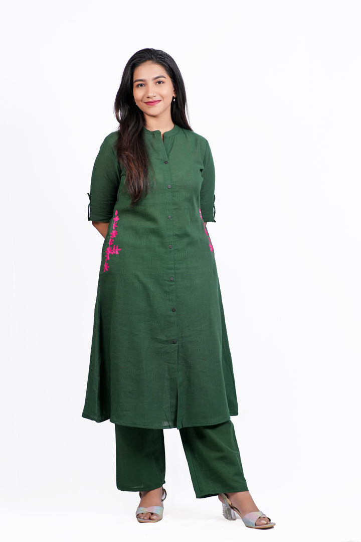 ISHNA Noir Bloom Co-ord Set