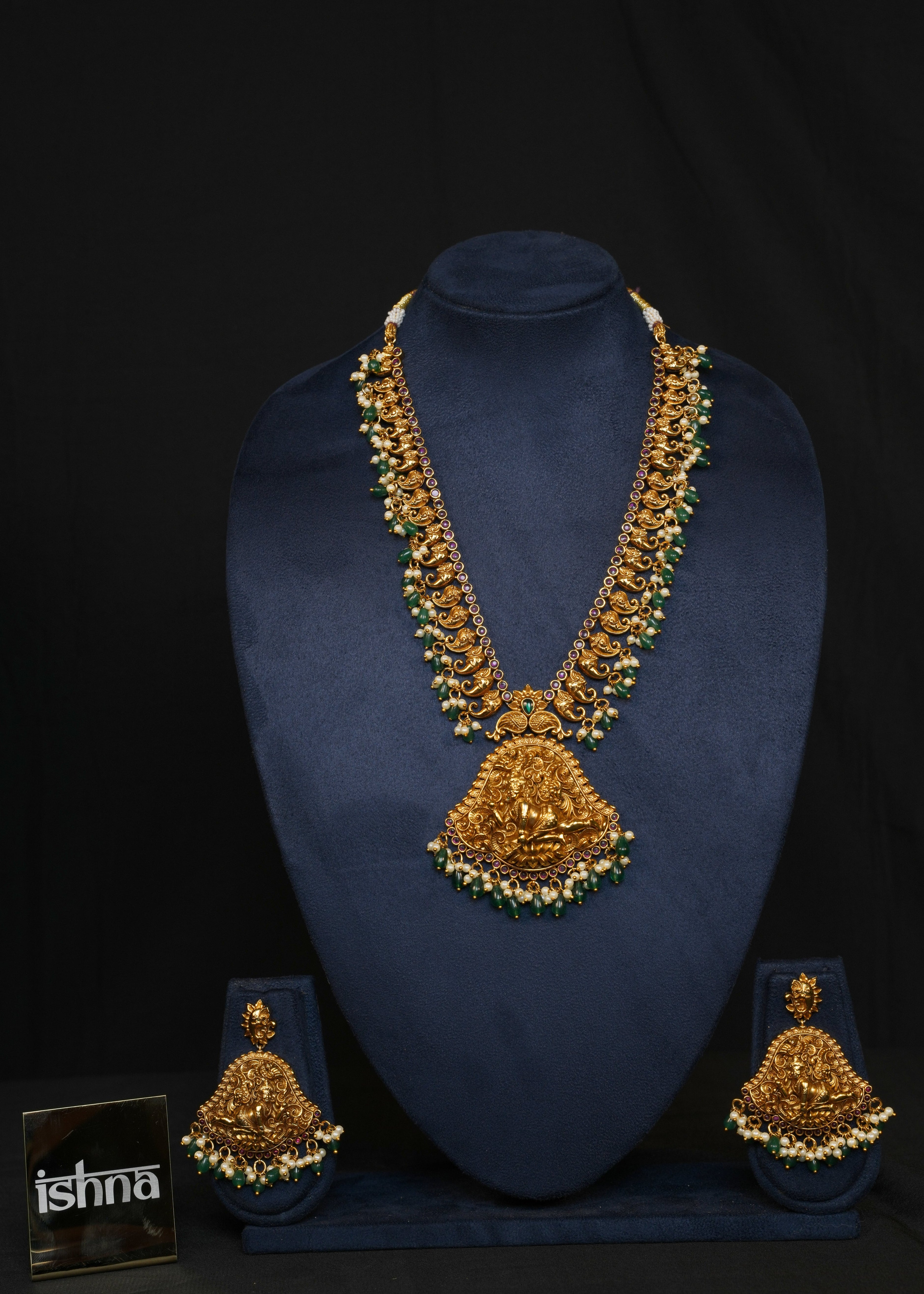 Lord Krishna Necklace Set
