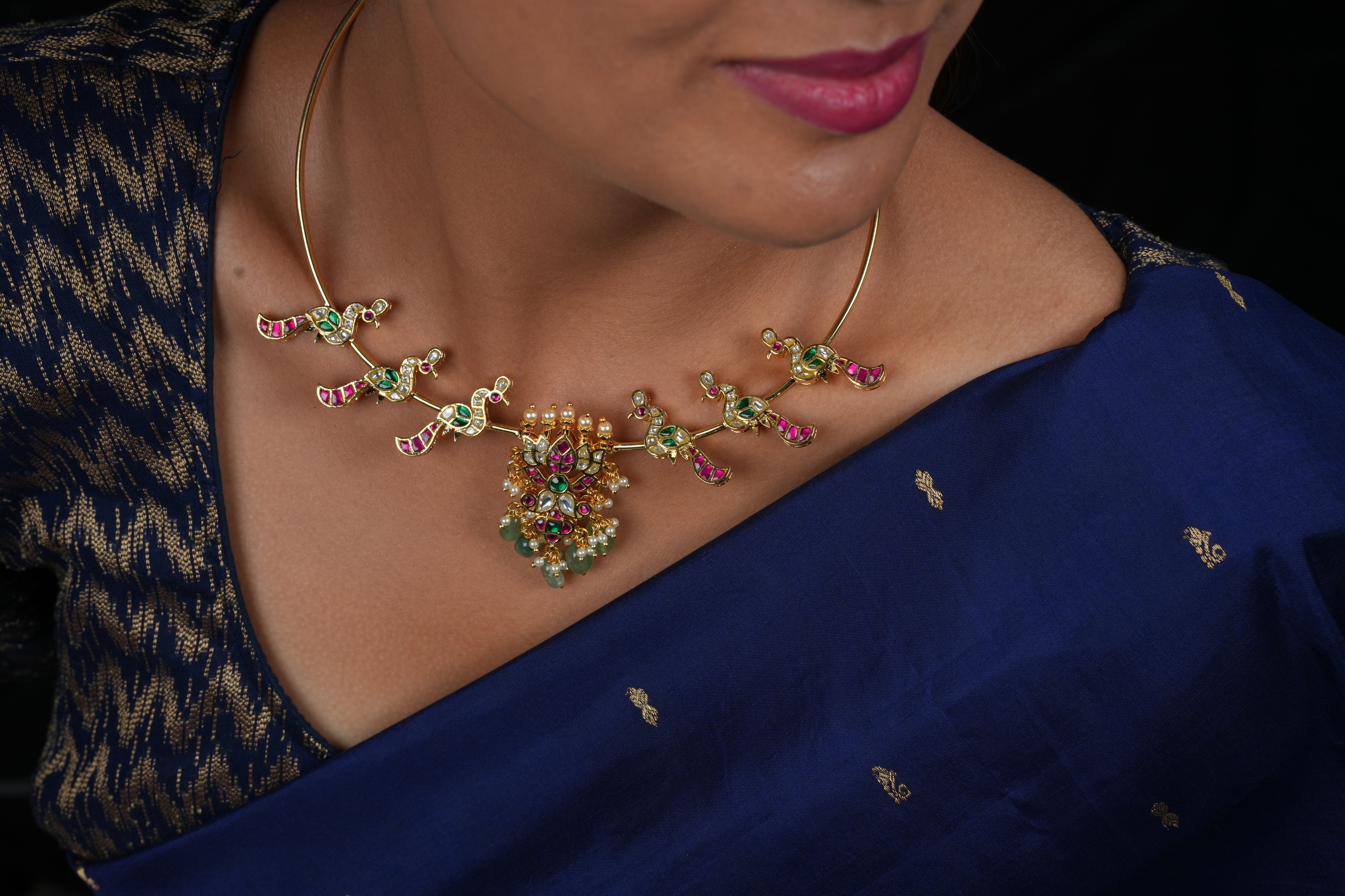 Mayuri Varna Latha Necklace