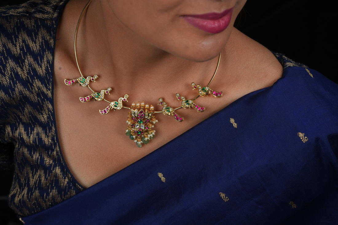 Mayuri Varna Latha Necklace