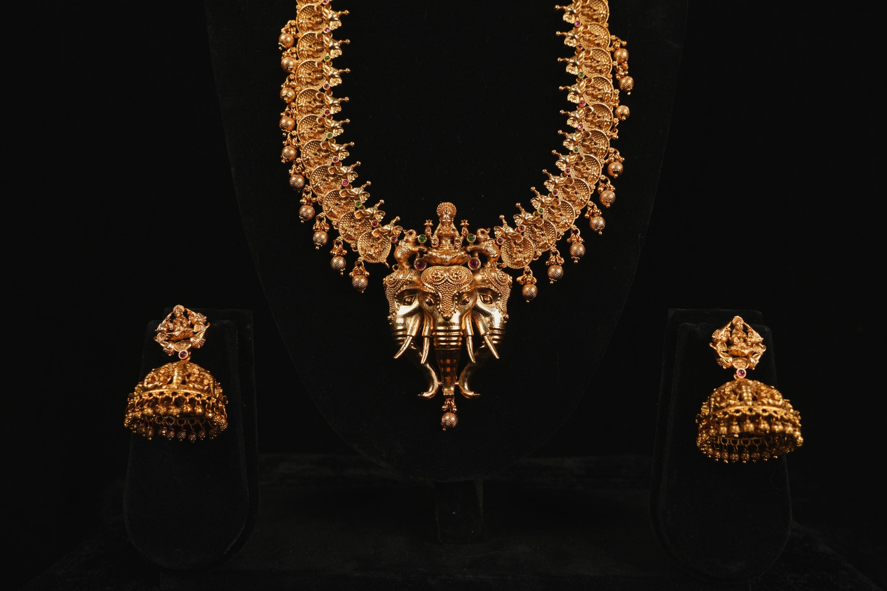 Ghaja Lakshmi Regal Statement Necklace
