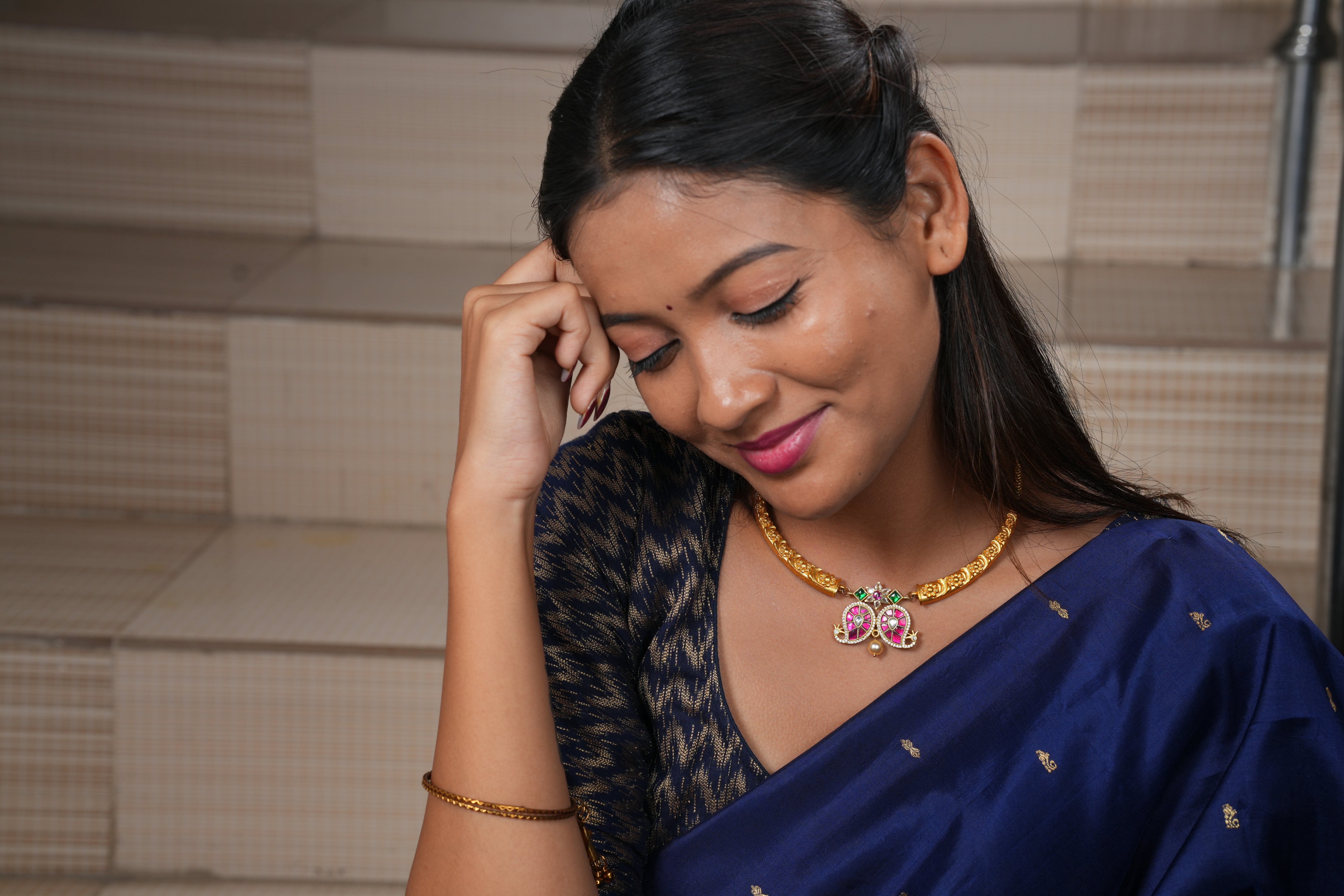 The Ruby Chitra Neck Set