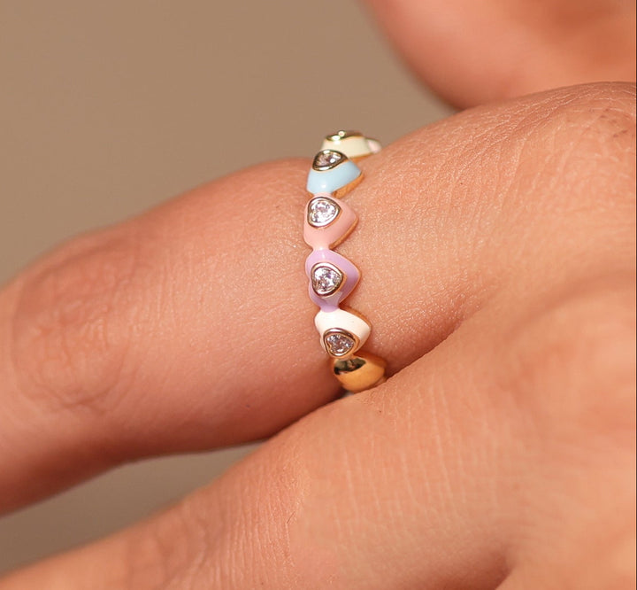 Blush Love Pave Ring