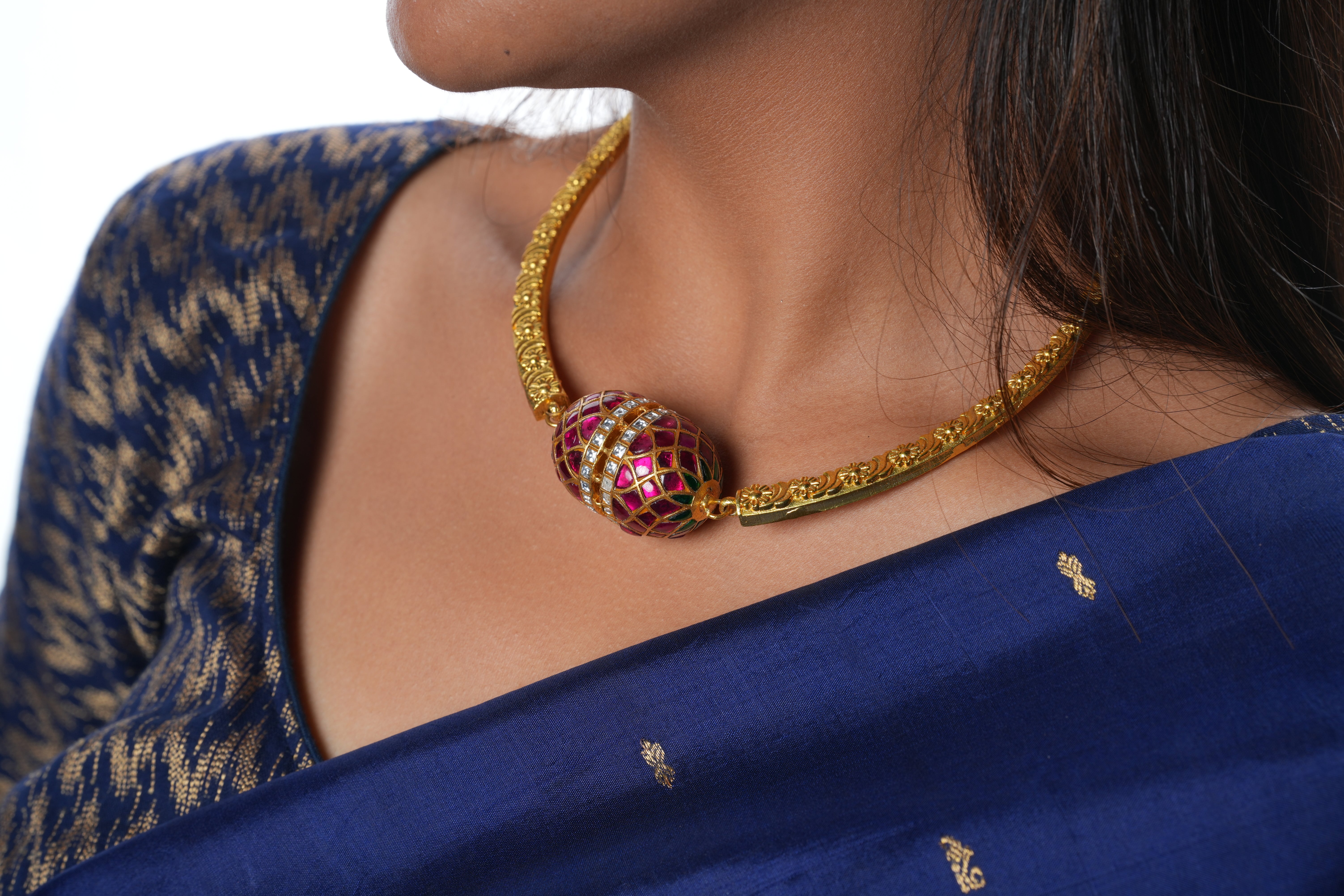 The Regal Ruby Orb Choker