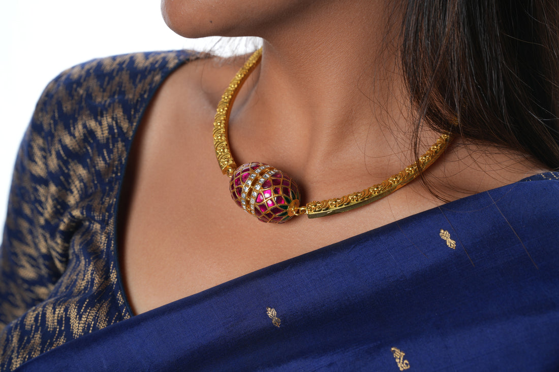 The Regal Ruby Orb Choker