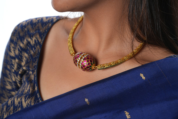 The Regal Ruby Orb Choker