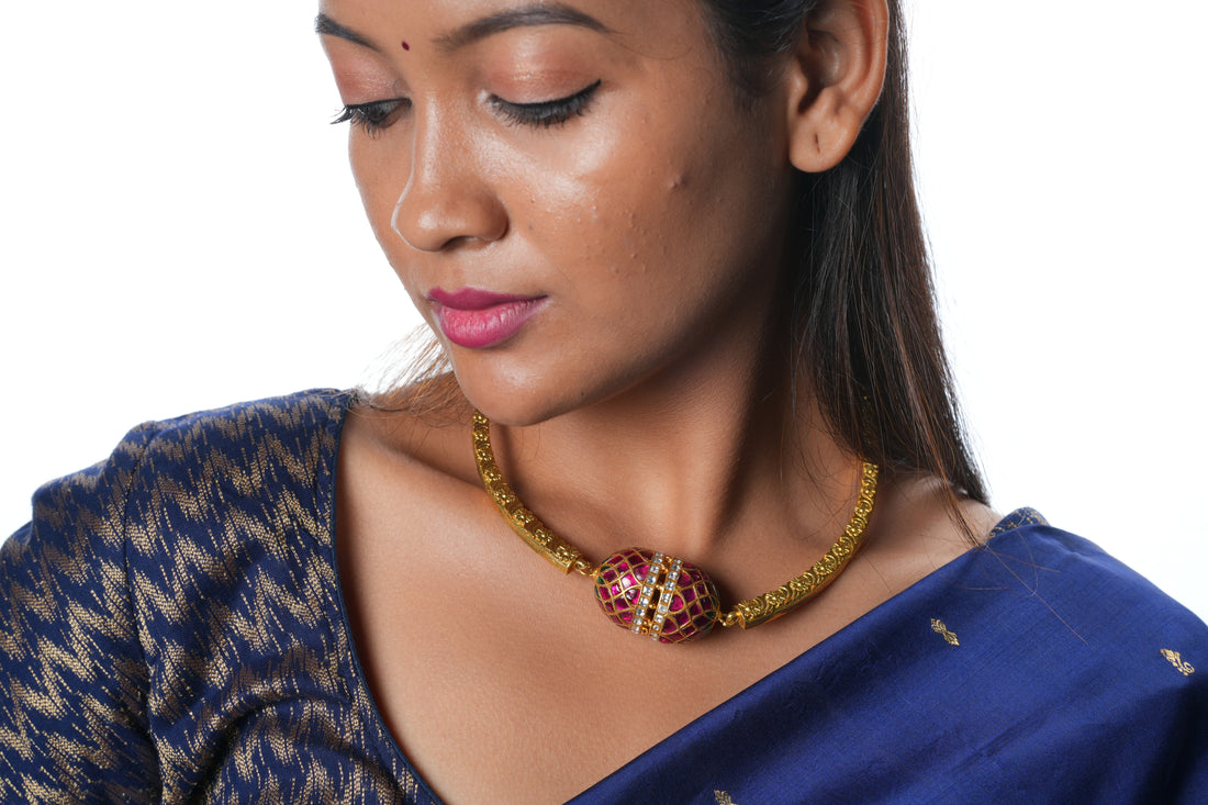The Regal Ruby Orb Choker
