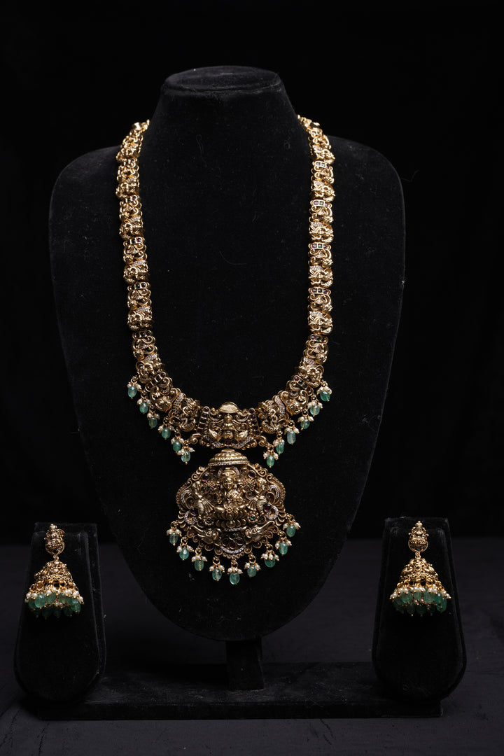 ISHNA Devyani Royal Temple Long Necklace