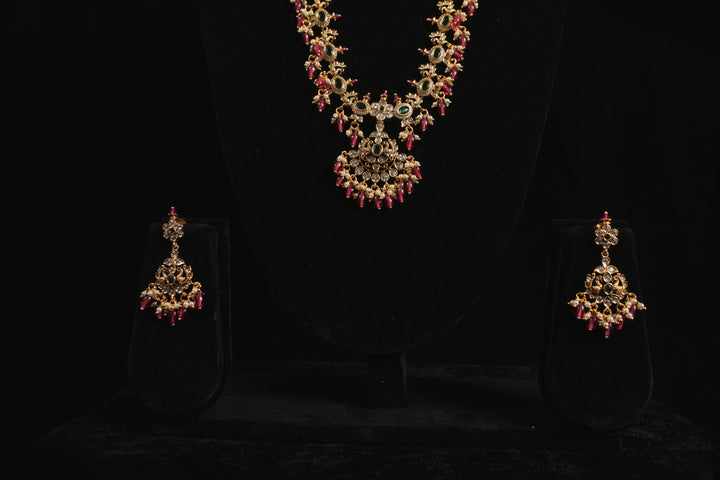 Golden Tejam Ruby Kanthi Nacklace