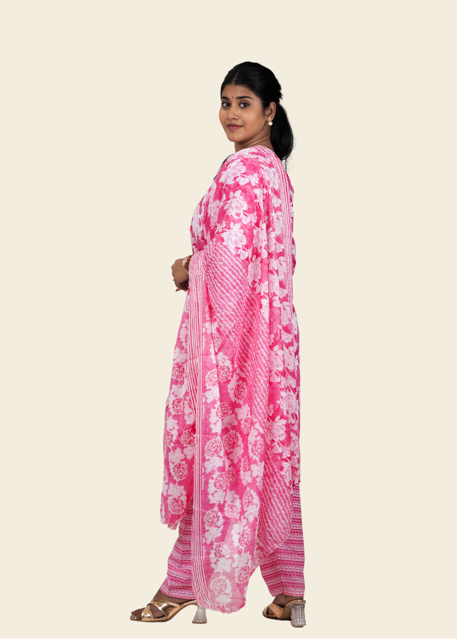 Gulbahaar Floral Kurti Set