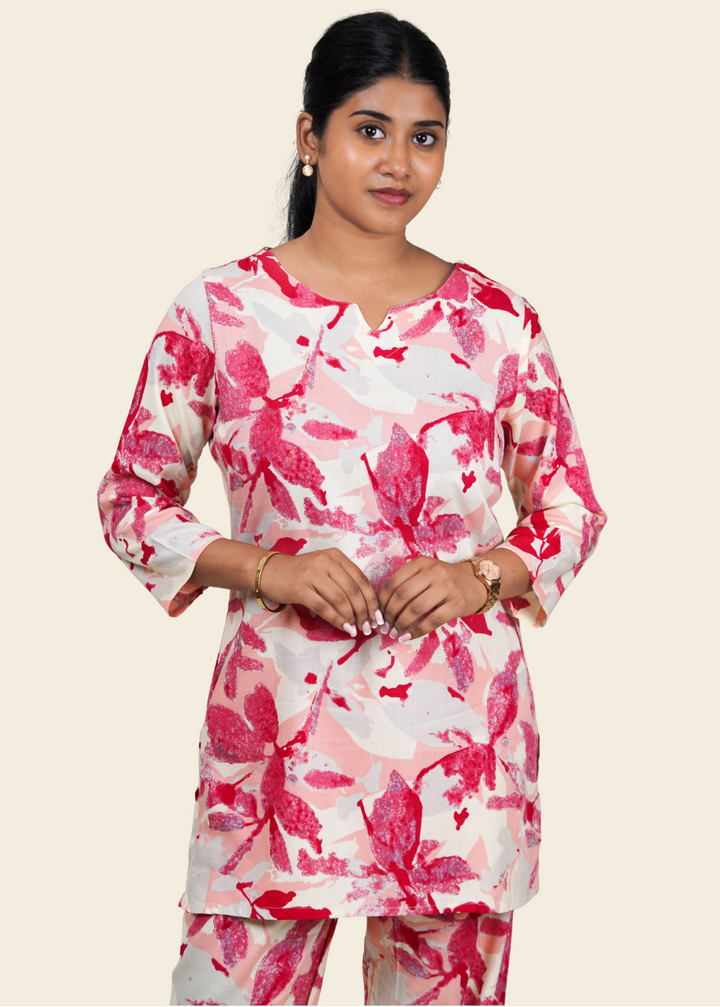 ISHNA Blush Petal Co-ord Set
